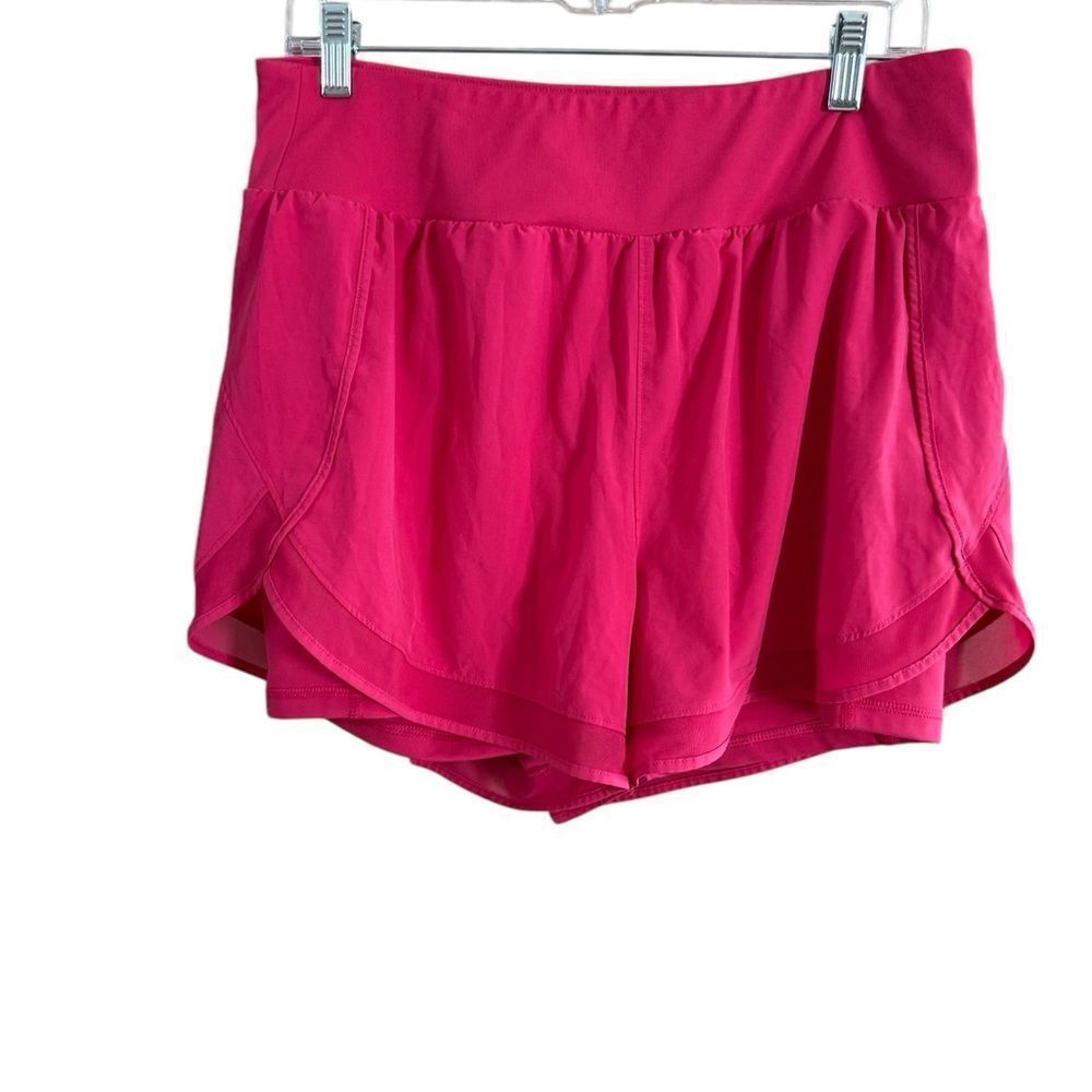 90 Degree By Reflex Pink Athletic Shorts - Picture 4 of 10
